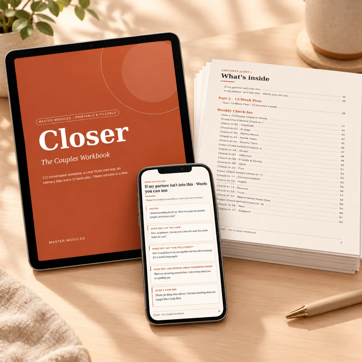 Closer — The Couples Workbook